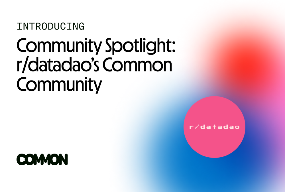 Community Spotlight: r/datadao’s Common Community