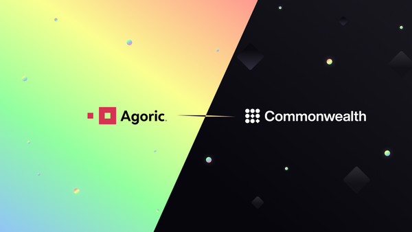 Announcing Agoric x Commonwealth